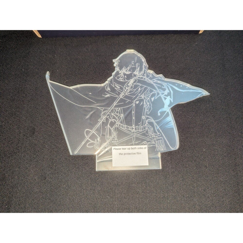 Attack On Titan Levi Ackerman 7 Color USB Night Light Anime Collectible 3D Lamp